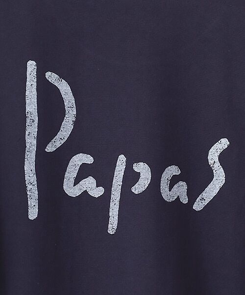 PAPAS / パパス Tシャツ | PAPASロゴ タリイ天竺 半袖Tシャツ | 詳細16