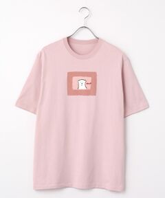 PAPAS / パパス Tシャツ | CLASSIC天竺 クマモチーフ 半袖Ｔシャツ