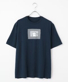 PAPAS / パパス Tシャツ | CLASSIC天竺 クマモチーフ 半袖Ｔシャツ