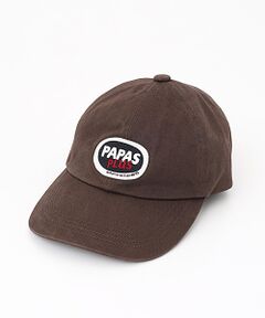 PAPAS / パパス キャップ | コットンチノ フロントワッペンキャップ