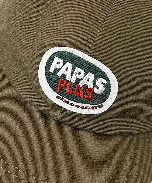 PAPAS / パパス キャップ | コットンチノ フロントワッペンキャップ | 詳細5