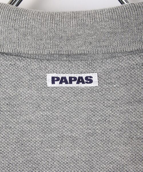 PAPAS / パパス ポロシャツ | 鹿の子 長袖ポロシャツ | 詳細3