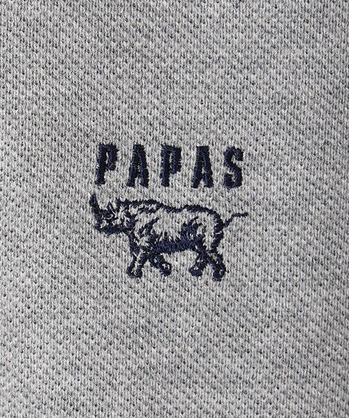 PAPAS / パパス ポロシャツ | 鹿の子 長袖ポロシャツ | 詳細4