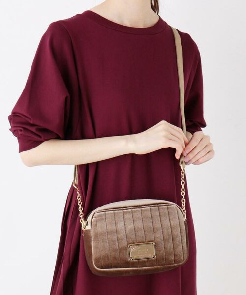 セール ベロア調ミニショルダーバッグ ショルダーバッグ Passage Mignon パサージュ ミニョン ファッション通販 タカシマヤファッションスクエア