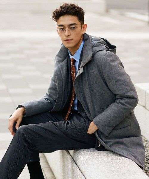 セール ウールツイルダウンコート ブルゾン Paul Stuart ポール スチュアート ファッション通販 タカシマヤファッションスクエア