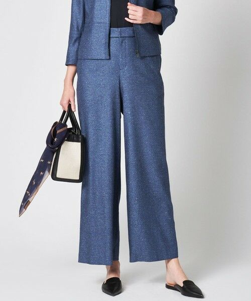 セール リネンツイル シルクネップ パンツ パンツ Paul Stuart ポール スチュアート ファッション通販 タカシマヤファッションスクエア