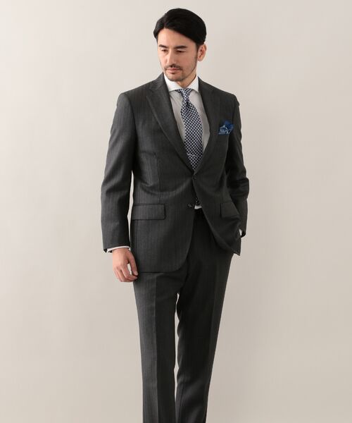 セール 直営店限定 ヘリンボンストライプ柄スーツ セットアップ Paul Stuart ポール スチュアート ファッション通販 タカシマヤファッションスクエア