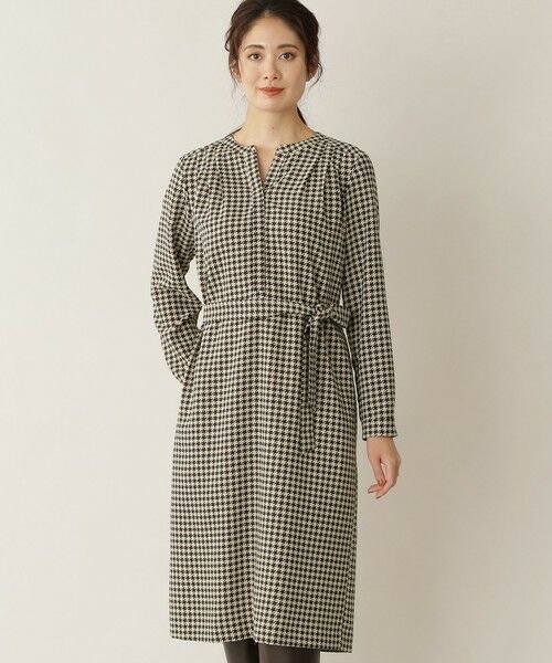 21正規激安 Sale Off ウォッシャブル ハウンドトゥースパターンプリント ワンピース Paul Stuart ポール スチュアート ワンピース シャツワンピース ベージュ Rba E 送料無料 Rakuten Fashion プレミア商品 Greenandfresh Com Co