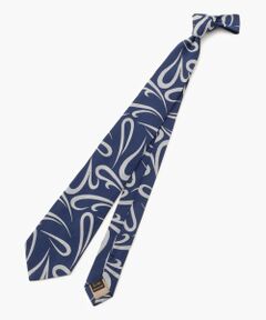 ネクタイ　アラベスク柄