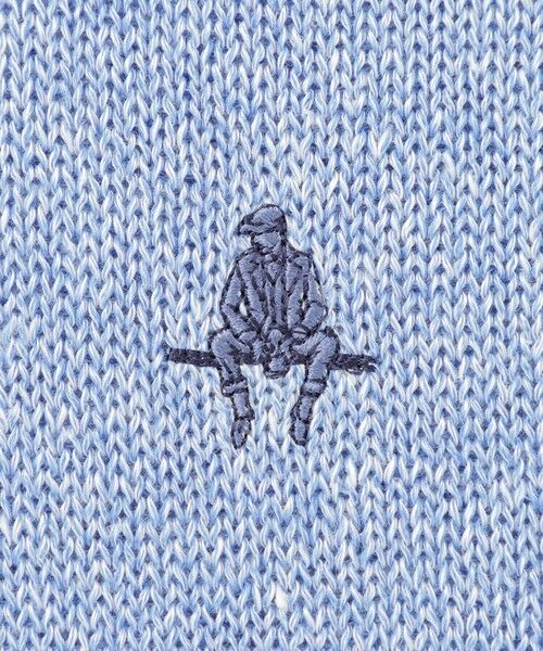 Paul Stuart / ポール・スチュアート ニット・セーター | リネンコットンシャンブレークルーネックセーター | 詳細9