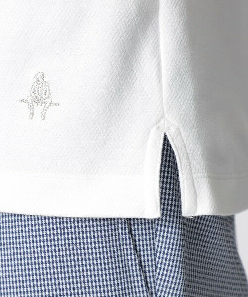 Paul Stuart / ポール・スチュアート カットソー | 【80周年記念アイテム】「Dress Polo Shirts」 パケジャカードブリスタードレスポロシャツ | 詳細10