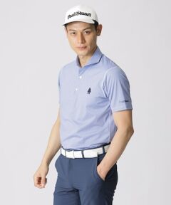 【GOLF】ジオメトリックプリントカッタウェイポロシャツ