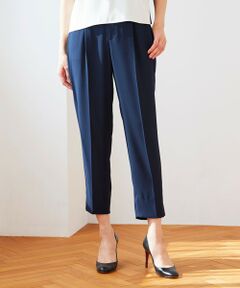 バックサテンジョーゼット　テーパードパンツ23SS【ウォッシャブル】