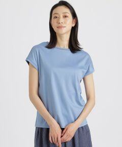 Paul Stuart / ポール・スチュアート カットソー | ファンクショナルスムース　フレンチスリーブプルオーバー【ウォッシャブル】