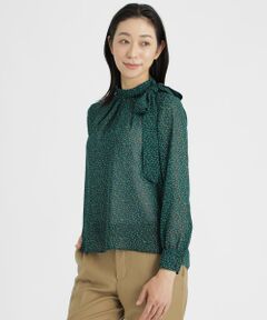 【DRESS BLOUSE】ウォッシャブルシルクピンタックブラウス