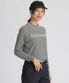 【GOLF】レーヨンミックスナイロンストレッチモックネックカットソー/Tシャツ