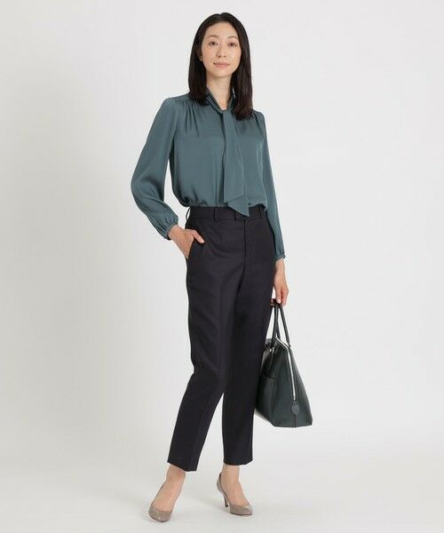 DRESS BLOUSE】ウォッシャブルシルクボウタイブラウス （シャツ