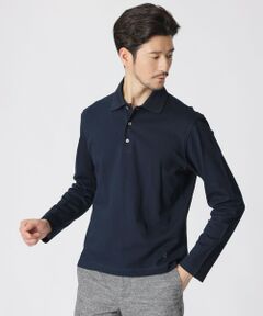 「Dress Polo Shirts」 コットンカノコL/Sドレスポロシャツ