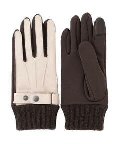 Paul Stuart / ポール・スチュアート 手袋 | レザーコンビグローブ