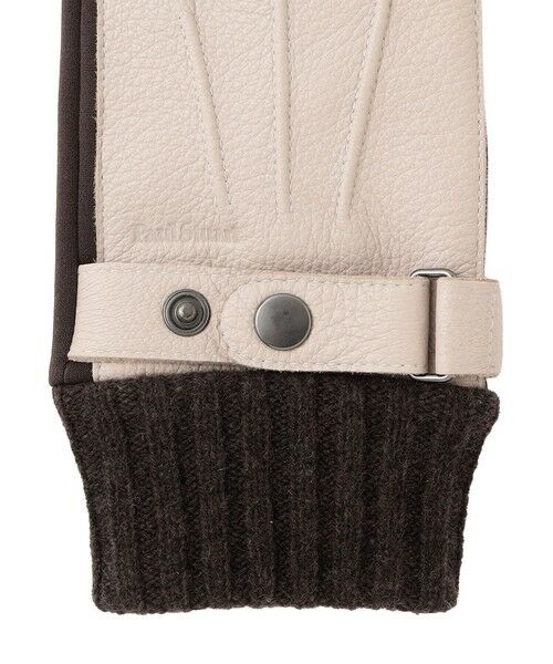 Paul Stuart / ポール・スチュアート 手袋 | レザーコンビグローブ | 詳細7