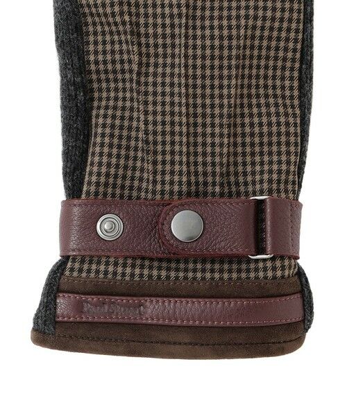 Paul Stuart / ポール・スチュアート 手袋 | ミニチェックコンビグローブ | 詳細5