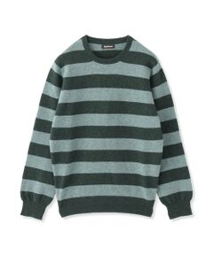 【青山本店･WEB限定】（スコットランド直輸入品）ボーダー柄ニット