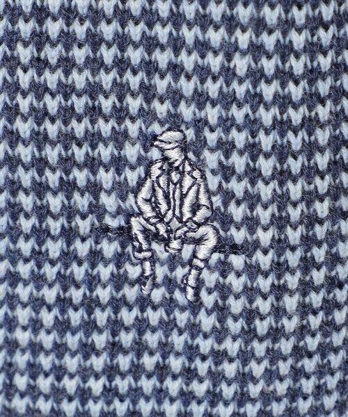 Paul Stuart / ポール・スチュアート ニット・セーター | コットンミックスメランジカノコハーフジップセーター | 詳細7