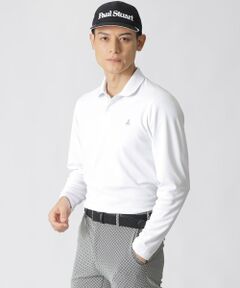 【GOLF】カミフアイコニックロゴジャカードロングスリーブポロシャツ