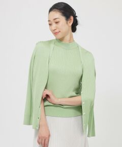 【DRESS KNIT】100%シルクハイゲージニットカーディガン【ウォッシャブル】