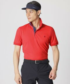 【GOLF】カミフアイコニックロゴジャカードポロシャツ(吸水速乾・UVカット)