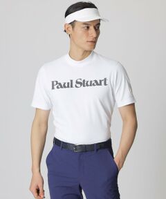 【GOLF】カミフロゴプリントモックネックTシャツ(吸水速乾・UVカット)