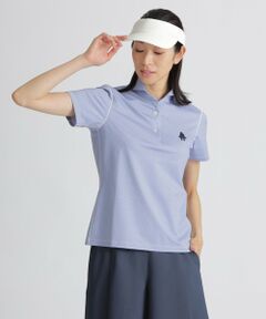 【GOLF】ジオメトリックプリントカッタウェイポロシャツ