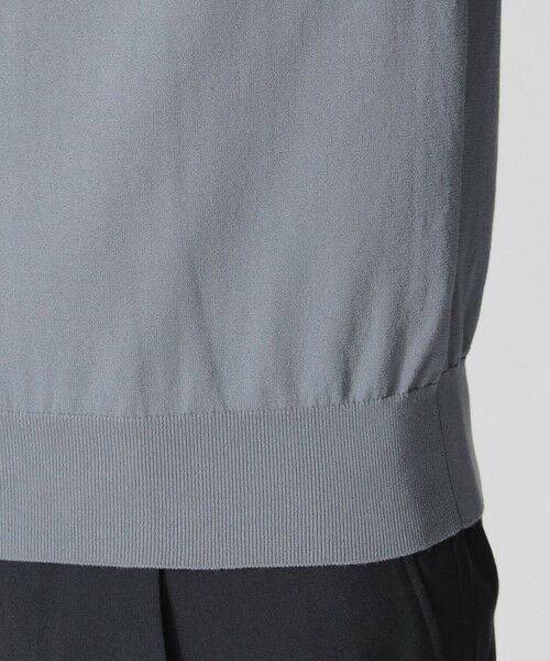 Paul Stuart / ポール・スチュアート ニット・セーター | 「Cotton BRID｣ ドレスニットポロ | 詳細8