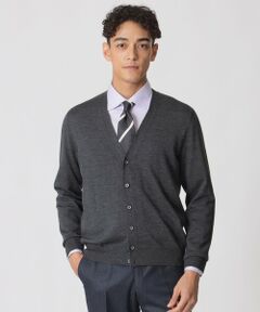 Paul Stuart / ポール・スチュアート ニット・セーター | 【ウォッシャブル】ハイゲージVカーディガン