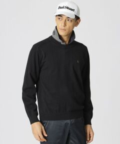 【GOLF】ストレッチカシミヤクルーネックセーター