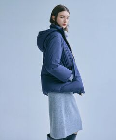 ストレッチタフタ　ショートダウンコート