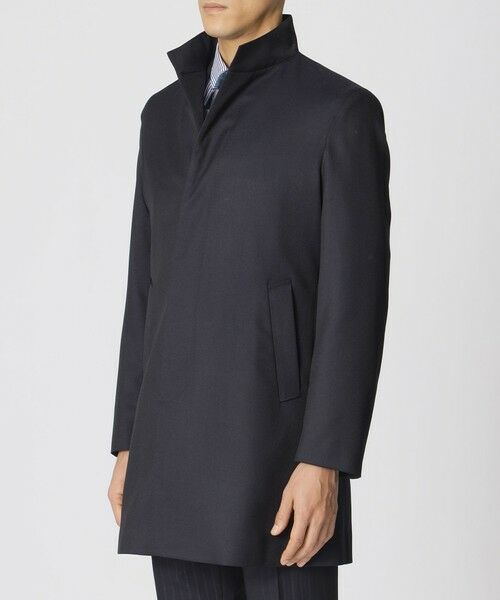 Paul Stuart / ポール・スチュアート その他アウター | ウーステッドウール スタンドカラーコート | 詳細3