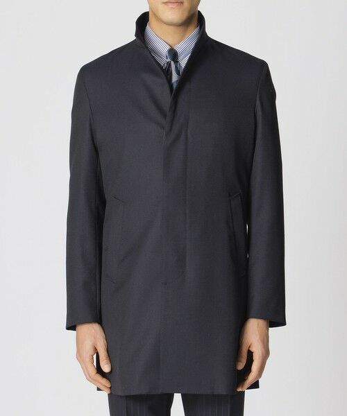 Paul Stuart / ポール・スチュアート その他アウター | ウーステッドウール スタンドカラーコート | 詳細2