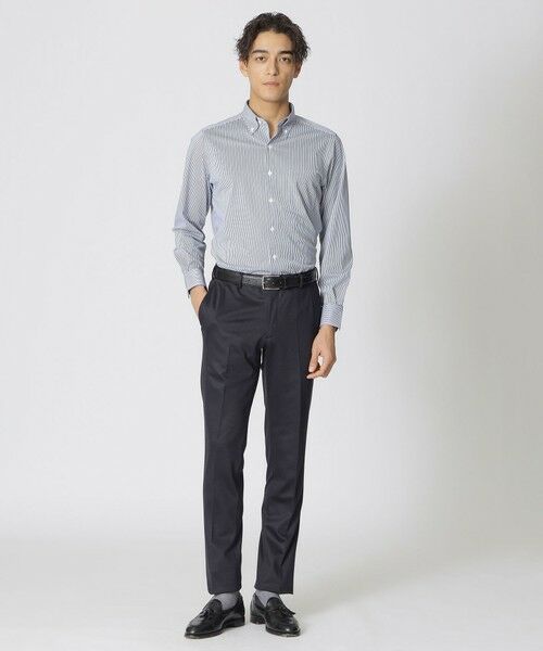 Paul Stuart / ポール・スチュアート シャツ・ブラウス | 【Nikkei magazine掲載】「Stuart's Traveler」 ストライププリント ストレッチシャツ | 詳細4