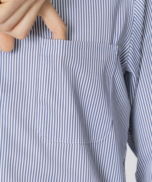 Paul Stuart / ポール・スチュアート シャツ・ブラウス | 【Nikkei magazine掲載】「Stuart's Traveler」 ストライププリント ストレッチシャツ | 詳細8