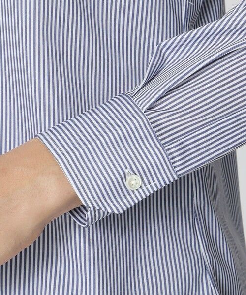 Paul Stuart / ポール・スチュアート シャツ・ブラウス | 【Nikkei magazine掲載】「Stuart's Traveler」 ストライププリント ストレッチシャツ | 詳細9