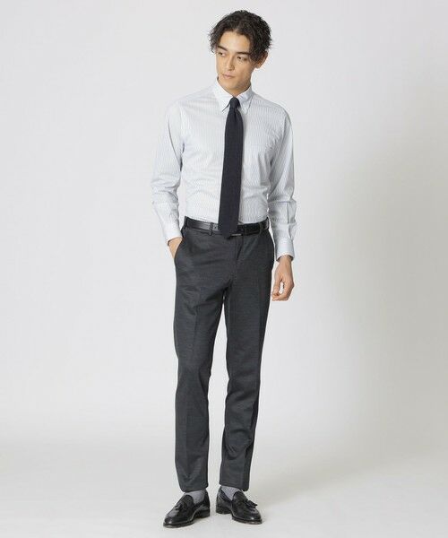 Paul Stuart / ポール・スチュアート シャツ・ブラウス | 【Nikkei magazine掲載】「Stuart's Traveler」 ストライププリント ストレッチシャツ | 詳細2