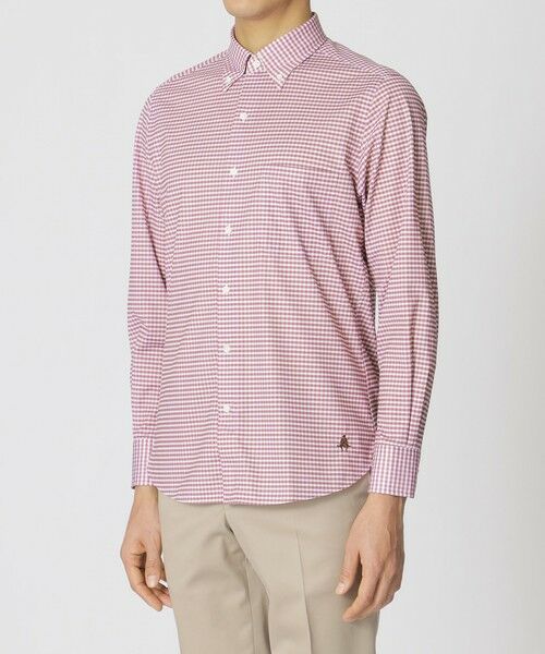 Paul Stuart / ポール・スチュアート シャツ・ブラウス | ギンガムチェックプリント　ストレッチシャツ | 詳細5
