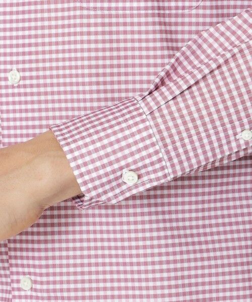 Paul Stuart / ポール・スチュアート シャツ・ブラウス | ギンガムチェックプリント　ストレッチシャツ | 詳細8