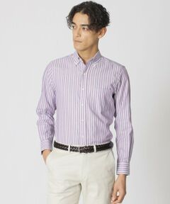 Paul Stuart / ポール・スチュアート シャツ・ブラウス | オルタネイトストライプ　ボタンダウンオックスフォードシャツ
