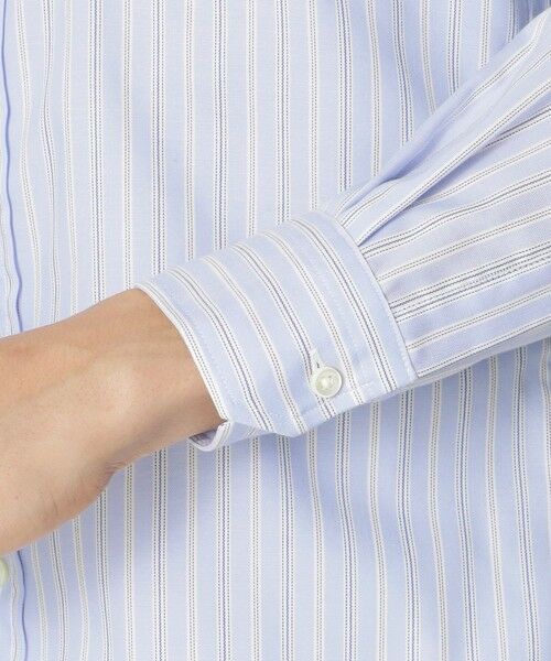 Paul Stuart / ポール・スチュアート シャツ・ブラウス | オルタネイトストライプ　ボタンダウンオックスフォードシャツ | 詳細7