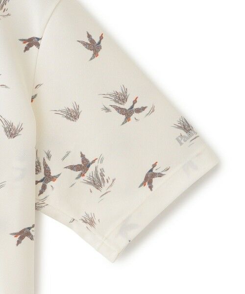 Paul Stuart / ポール・スチュアート カットソー | 【GOLF】鴨柄プリントカッタウェイポロシャツ | 詳細3