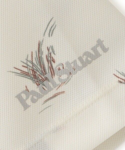 Paul Stuart / ポール・スチュアート カットソー | 【GOLF】鴨柄プリントカッタウェイポロシャツ | 詳細6