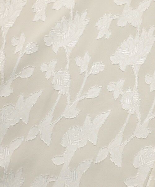 Paul Stuart / ポール・スチュアート ロング・マキシ丈ワンピース | 【ウォッシャブル】フラワーシフォンカットジャガード　ワンピース | 詳細10