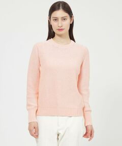 Paul Stuart / ポール・スチュアート ニット・セーター | 【ウォッシャブル】スパンコールコットン　プルオーバー